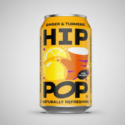 Hip Pop Ginger & Turmeric Soda