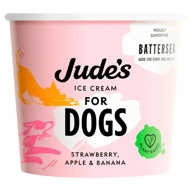 Jude's Ice Cream For Dogs - Strawberry & apple 12x90 ml - NICE WHOLESALE