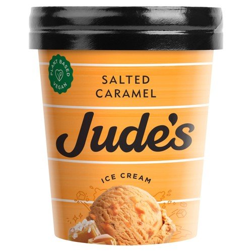 Jude's Plant-based Salted Caramel Ice Cream 6 x 460 ml - NICE WHOLESALE