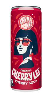 Karma Cherry Lee Cherry Cola Can | 24 x 250ml - NICE WHOLESALE
