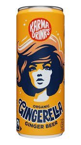 Karma Gingerella Ginger Beer Can | 24 x 250ml - NICE WHOLESALE