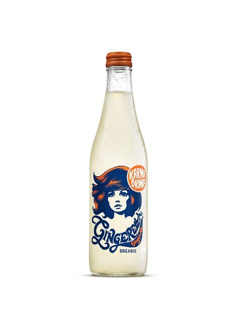 Karma Gingerella Ginger Beer Glass Bottle | 24 x 300ml - NICE WHOLESALE