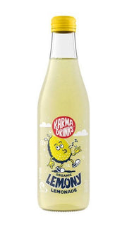 Karma Lemony Lemonade Glass Bottle | 24 x 300ml - NICE WHOLESALE