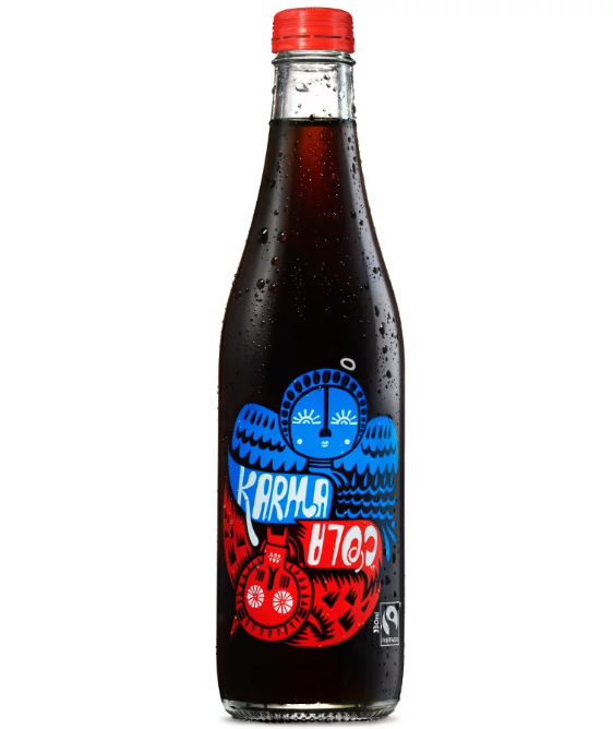 Karma Kola Organic - Glass Bottle - 24 x330 ml