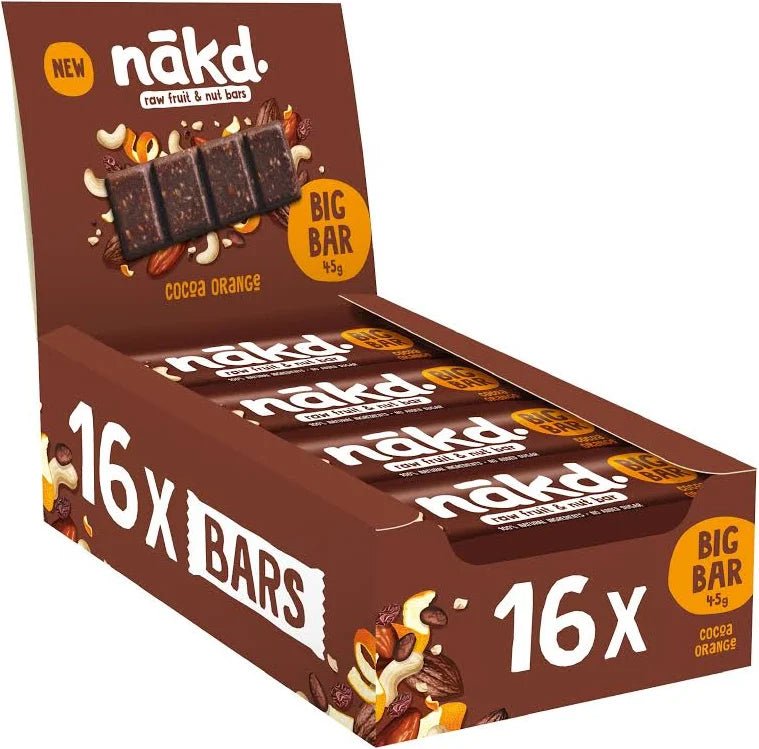Nakd Big Bar Cocoa Orange - NICE WHOLESALE
