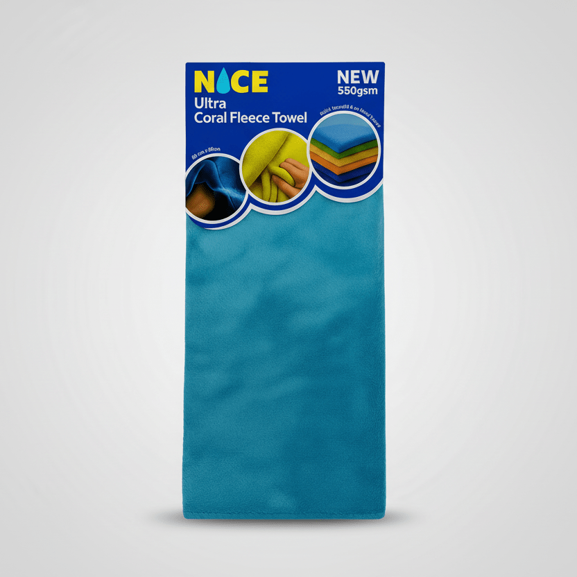 NICE CORAL Microfiber Fleece Towel (10 Pack) - NICE WHOLESALE