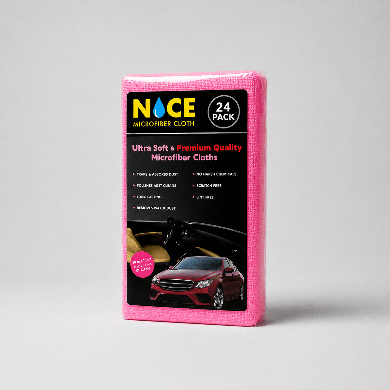 NICE Microfiber Cloth 350 Gsm (24 Pack) - NICE WHOLESALE