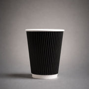 Ripple Wall Cup | Black - Cafe Supply