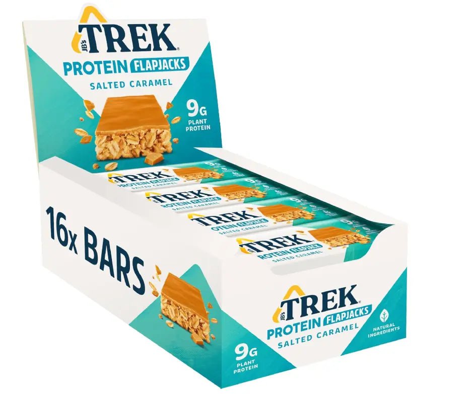 Trek Protein Flapjacks Salted Caramel - NICE WHOLESALE