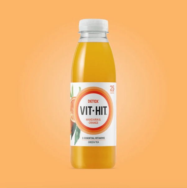VIT HIT - Detox - mandarin + orange - 12x500ml - NICE WHOLESALE