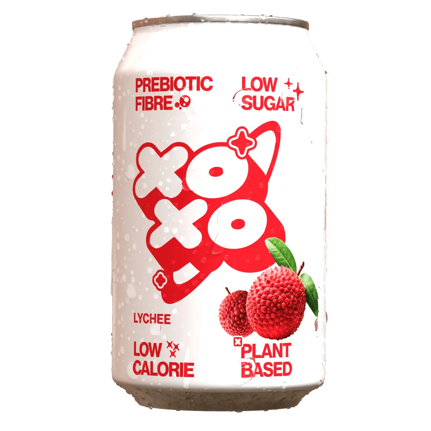 XOXO Lychee Prebiotic Soda 12x330ml