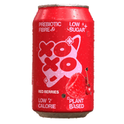 XOXO Red Berries Prebiotic Soda 12x330ml - NICE WHOLESALE
