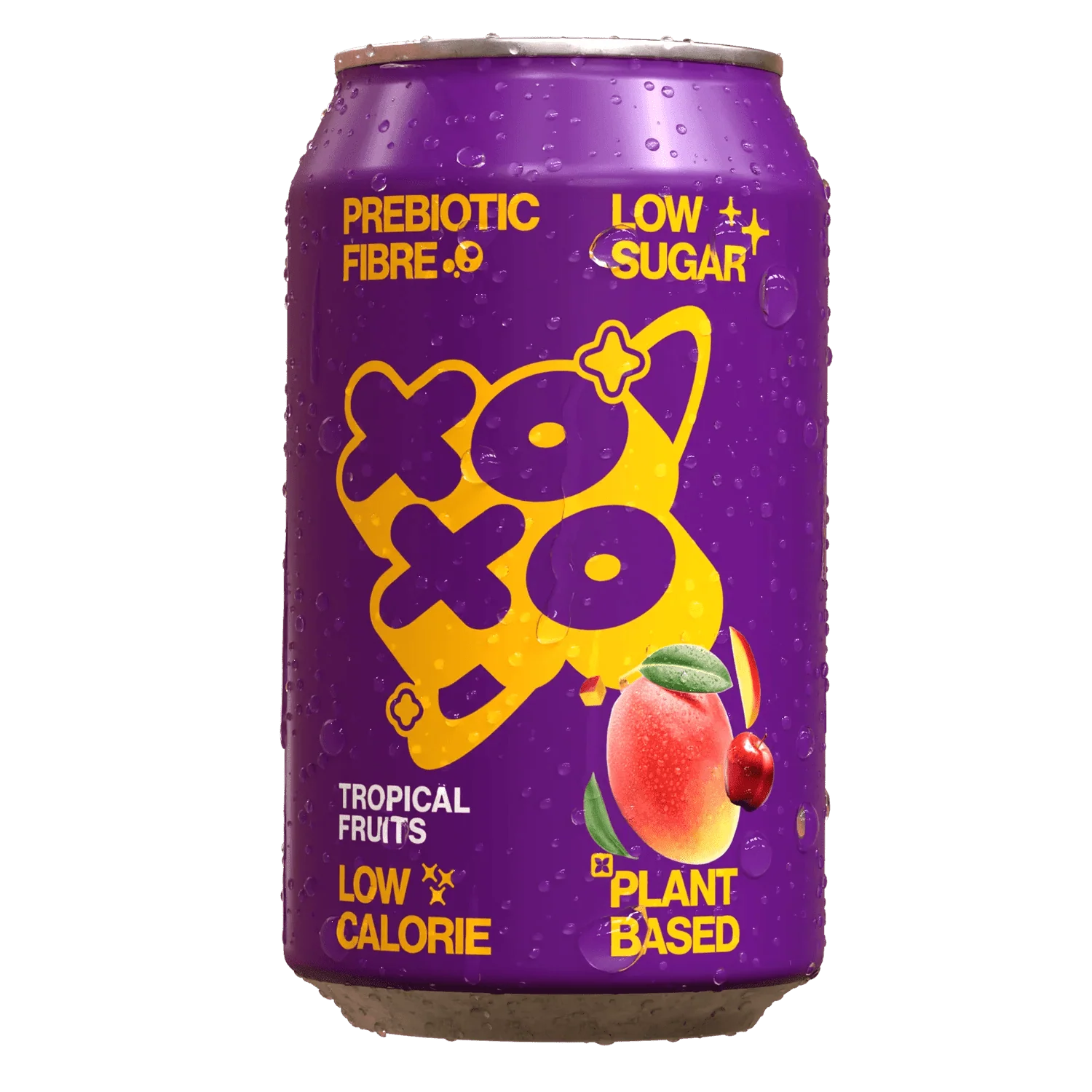 XOXO Tropical Prebiotic Soda 12x330ml