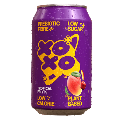 XOXO Tropical Prebiotic Soda 12x330ml